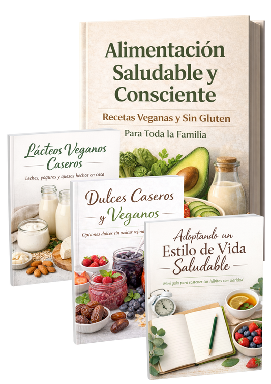 Alimentación saludable y consciente Recetas veganas y sin gluten